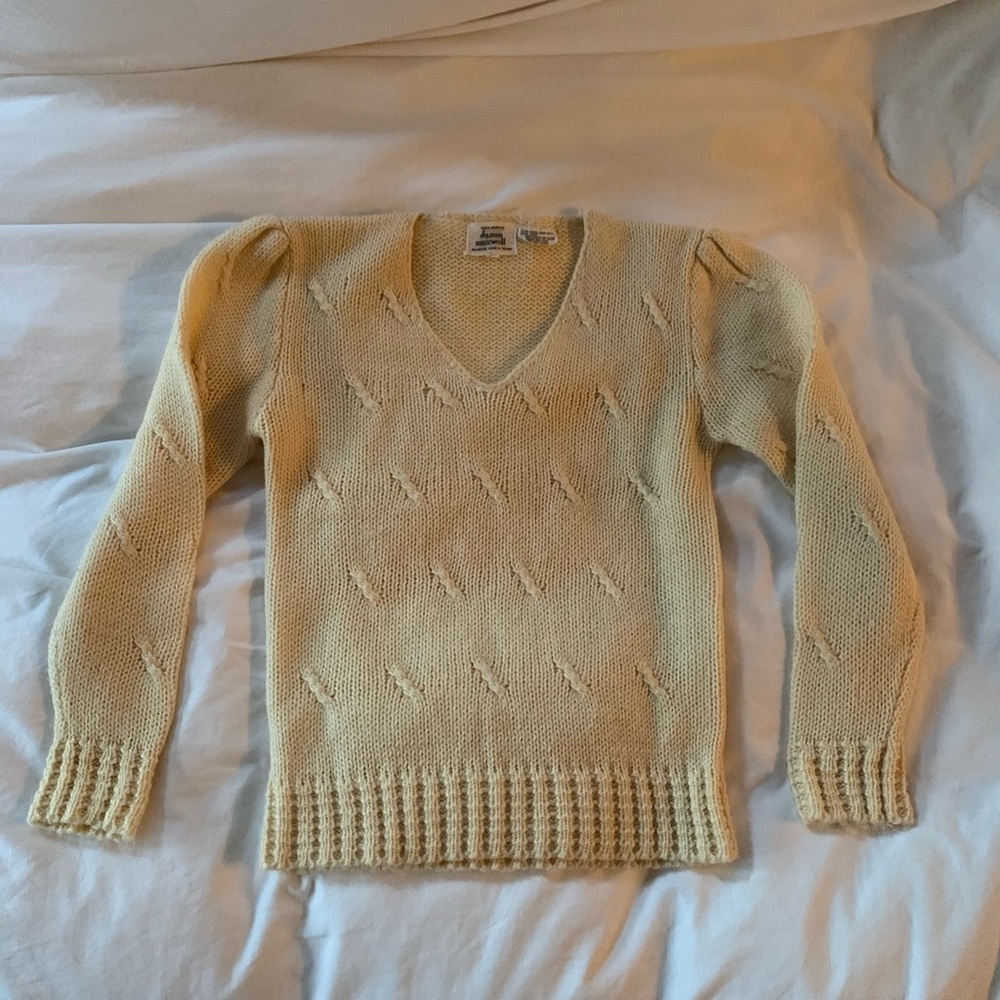 White Knit Sweater